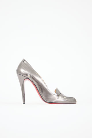 Christian Louboutin Leather Loafer Pump