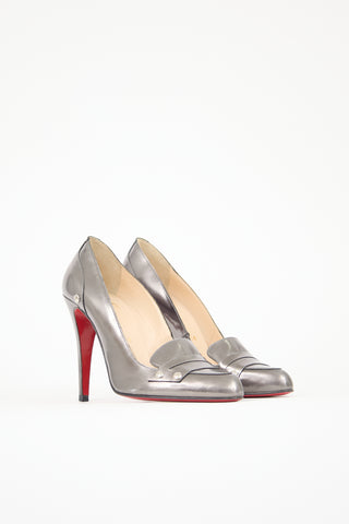 Christian Louboutin Leather Loafer Pump