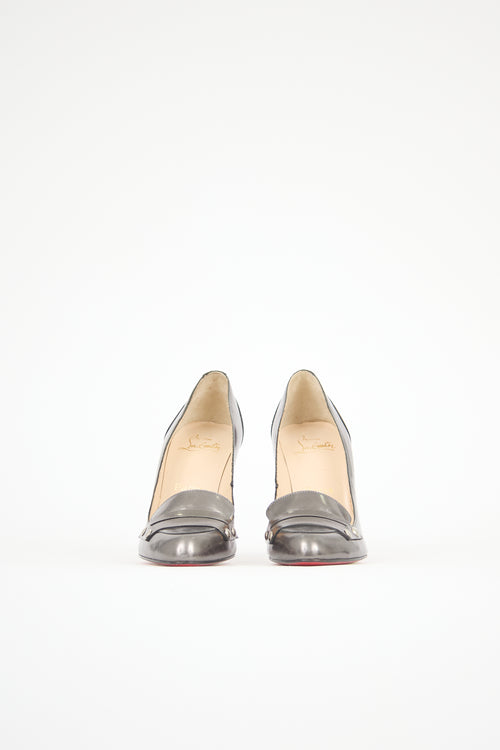 Christian Louboutin Leather Loafer Pump