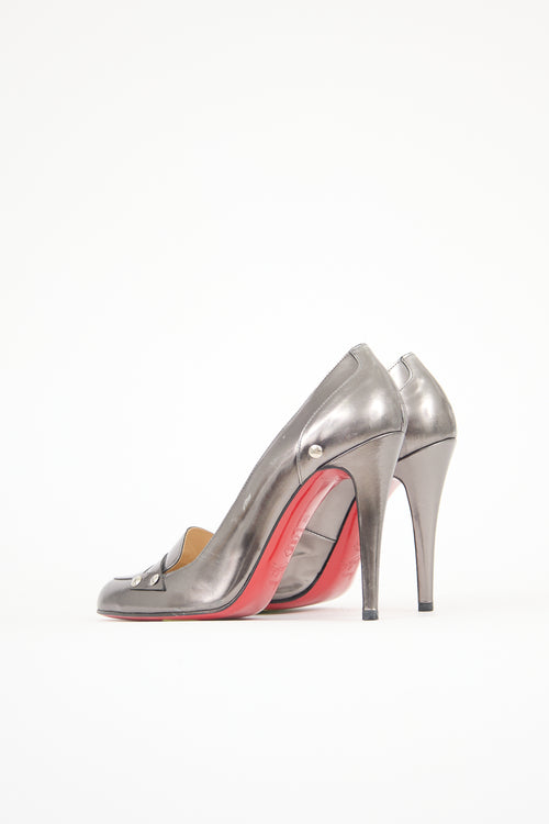 Christian Louboutin Leather Loafer Pump