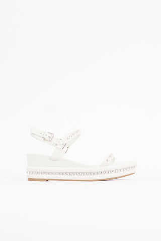 Christian Louboutin Leather Pyrastrass Sandal