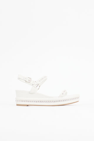 Christian Louboutin Leather Pyrastrass Sandal