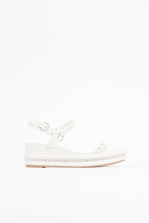 Christian Louboutin Leather Pyrastrass Sandal