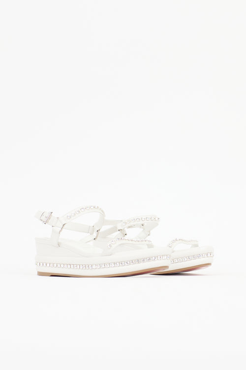 Christian Louboutin Leather Pyrastrass Sandal