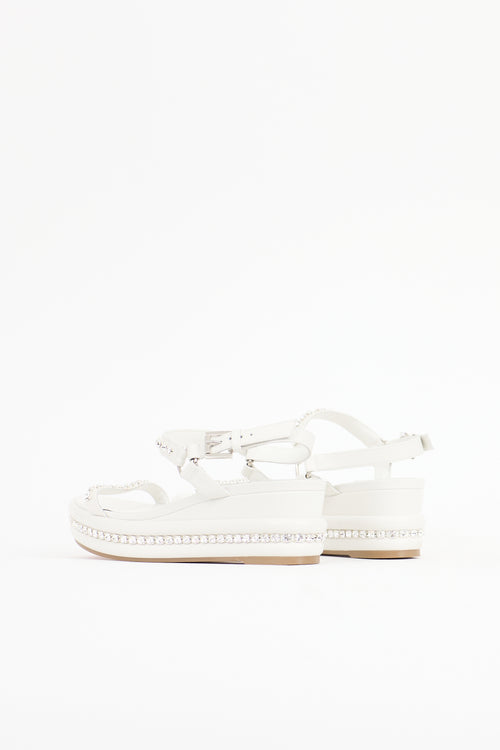 Christian Louboutin Leather Pyrastrass Sandal