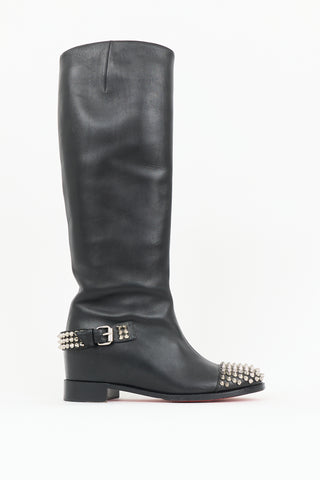 Christian Louboutin Leather Studded Egoutina Boot