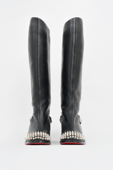 Christian Louboutin Leather Studded Egoutina Boot