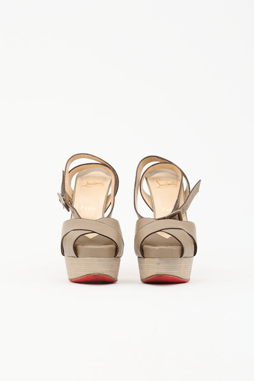 Christian Louboutin Leather Vivaeva Sandal