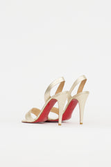 Christian Louboutin Leather Slingback Sandal