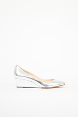 Christian Louboutin Metallic Wedge Heel