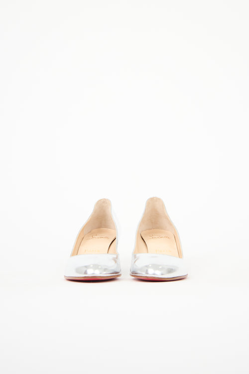 Christian Louboutin Metallic Wedge Heel