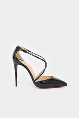 Christian Louboutin Patent Cross Blake  Pump