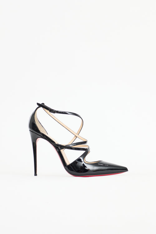 Christian Louboutin Patent Crossfliketa Pump