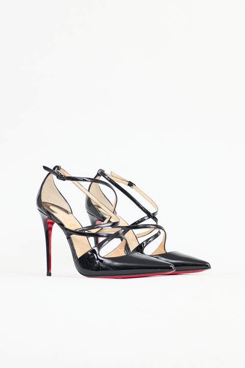 Christian Louboutin Patent Crossfliketa Pump