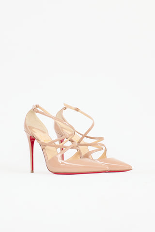 Christian Louboutin Patent Crossfliketa Pump