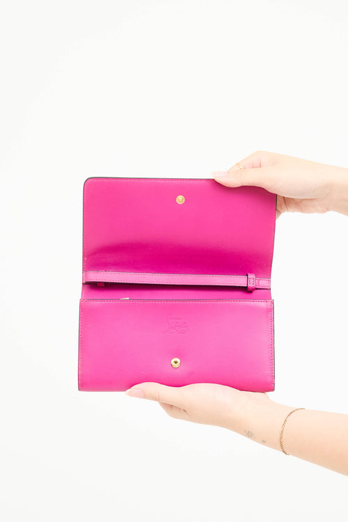 Christian Louboutin Embellished Wristlet Wallet