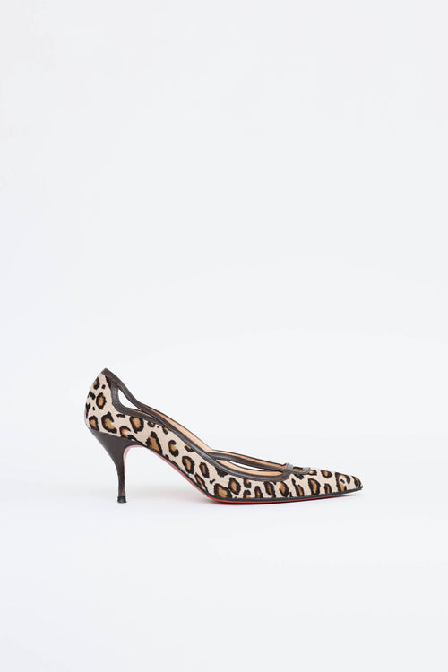 Christian Louboutin Printed Hair Pump