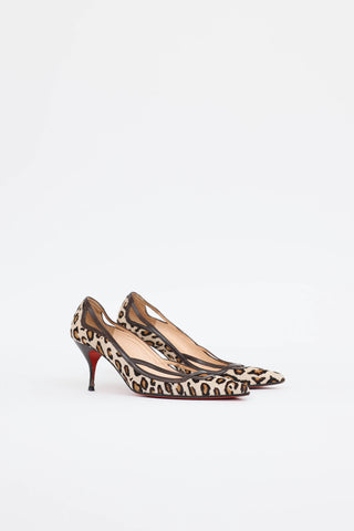 Christian Louboutin Printed Hair Pump