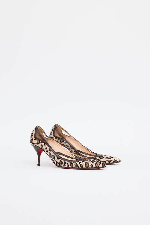 Christian Louboutin Printed Hair Pump