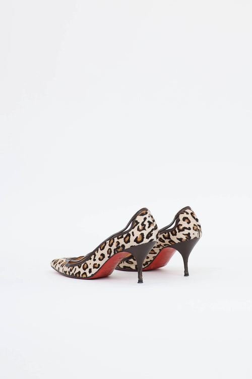 Christian Louboutin Printed Hair Pump