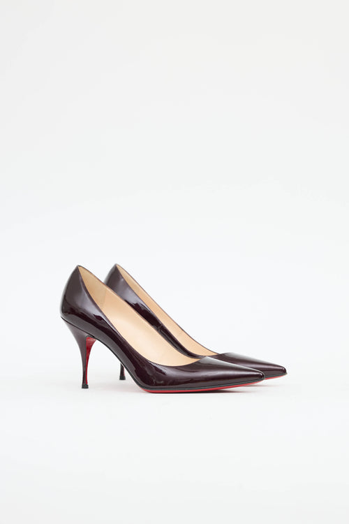 Christian Louboutin Patent Pointed Toe Pump