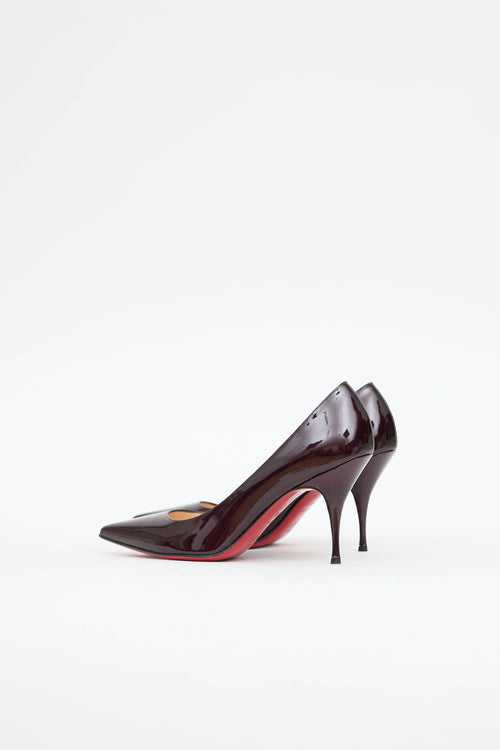 Christian Louboutin Patent Pointed Toe Pump