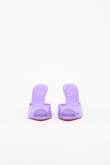 Christian Louboutin Purple Patent "Me Dolly" Wedge Sandal