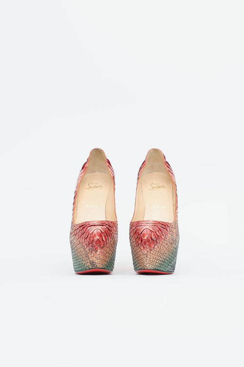 Christian Louboutin Python Daffodil Pump