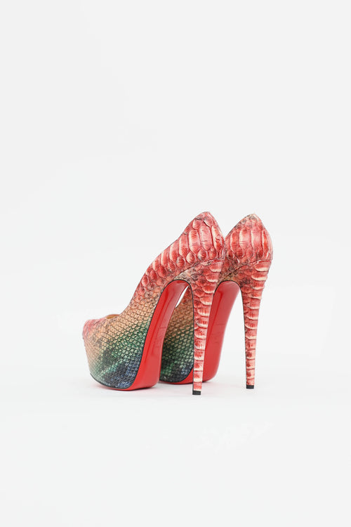 Christian Louboutin Python Daffodil Pump