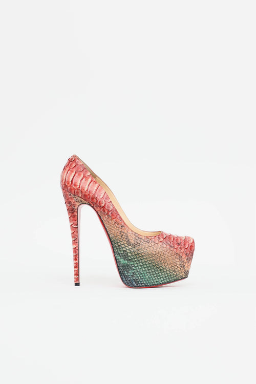 Christian Louboutin Python Daffodil Pump