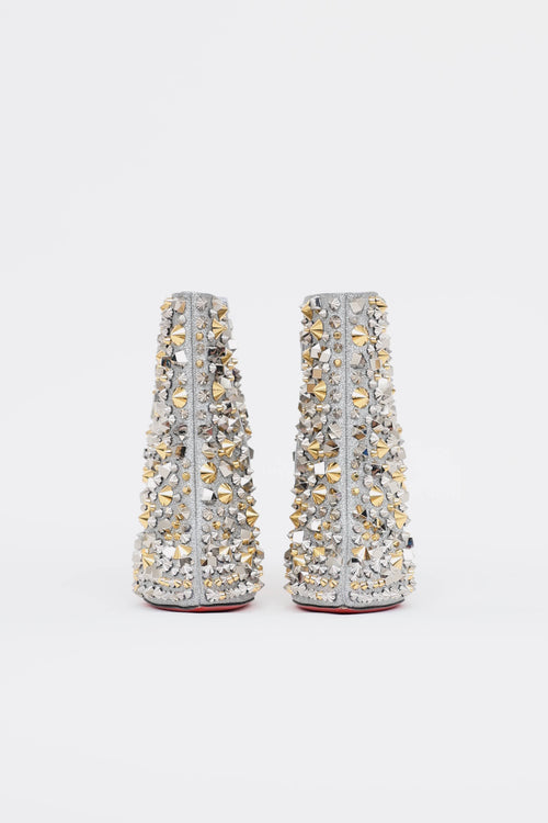 Christian Louboutin Studded So Kate Bootie