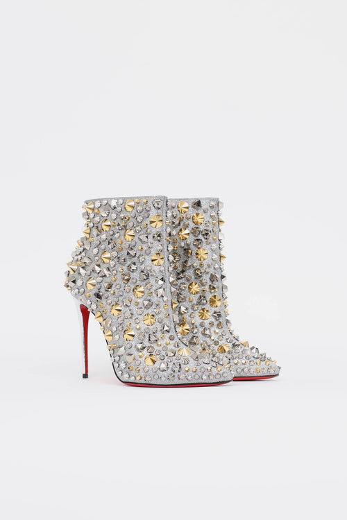 Christian Louboutin Studded So Kate Bootie