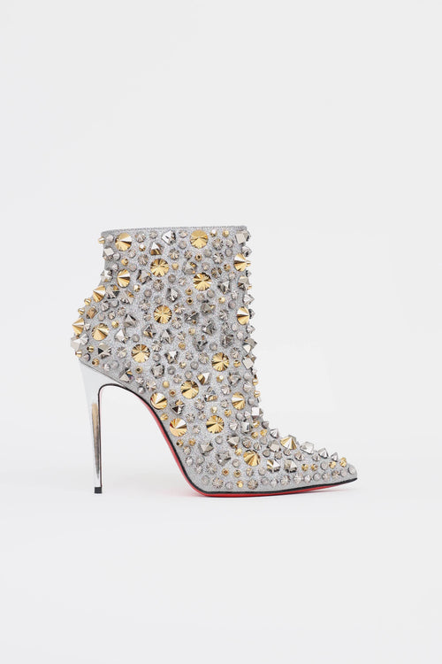 Christian Louboutin Studded So Kate Bootie
