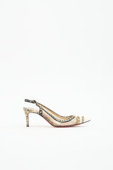 Christian Louboutin Patent & PVC Manovra Heel