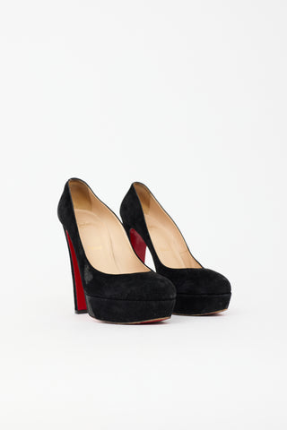 Christian Louboutin Suede Bibi 140 Pump
