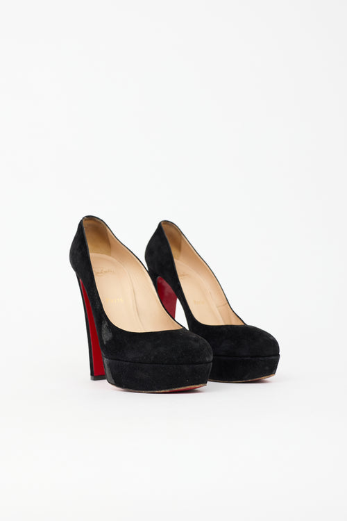 Christian Louboutin Suede Bibi 140 Pump