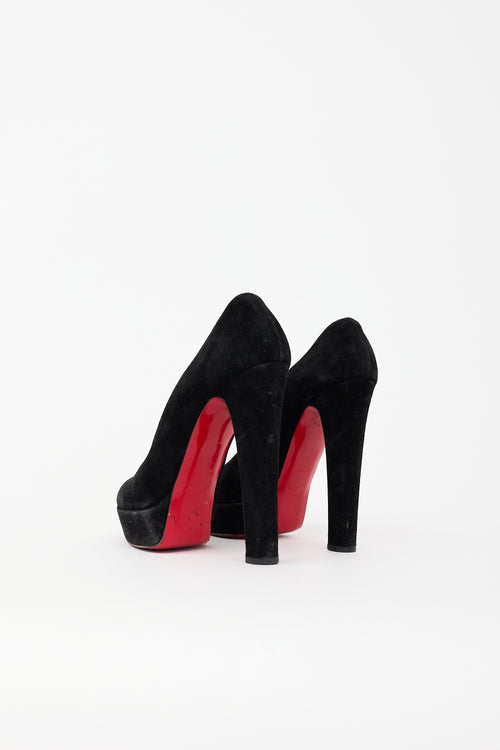 Christian Louboutin Suede Bibi 140 Pump