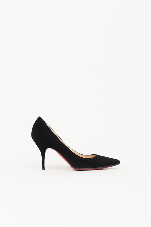 Christian Louboutin Suede Kate 70 Pump