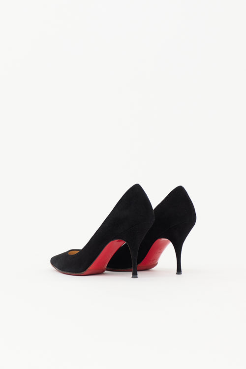 Christian Louboutin Suede Kate 70 Pump