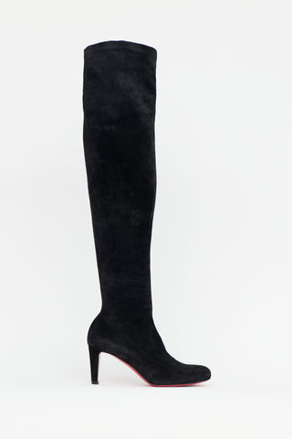 Christian Louboutin Suede Over The Knee Boot