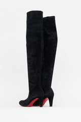 Christian Louboutin Suede Over The Knee Boot