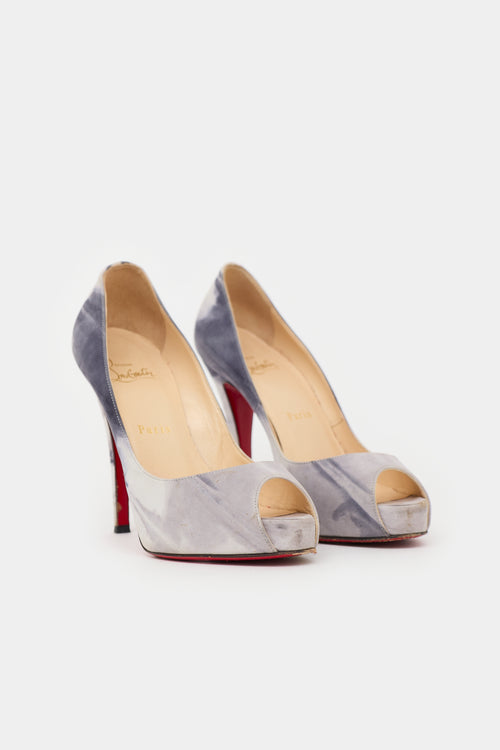 Christian Louboutin Very Prive Peep Toe Pump