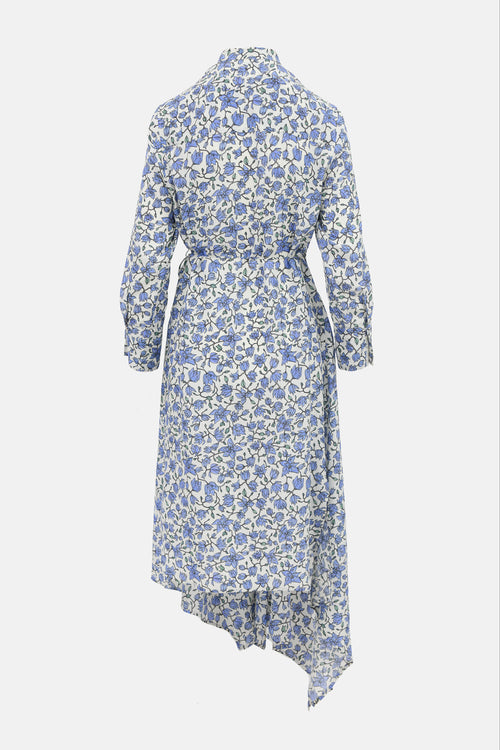 Christian Wijnants Silk Ripstop Floral Dress