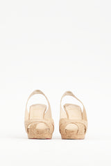 Christian Louboutin Beige Cork Soso Platform Heel