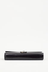 Christian Louboutin Black & Brown Patent Riviera Bag