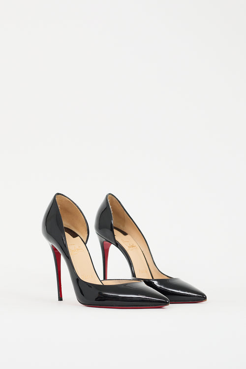 Christian Louboutin Black Patent Leather Iriza Pump