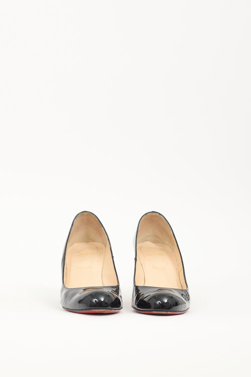 Christian Louboutin Black Patent Leather Simple Pump