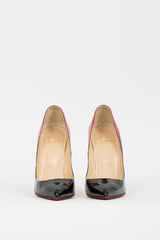 Christian Louboutin Black & Red Patent Leather Gradient So Kate Heel