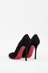 Christian Louboutin Black Suede Fifi Pump