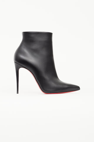 Christian Louboutin Black Leather So Kate Booty 100mm Boot